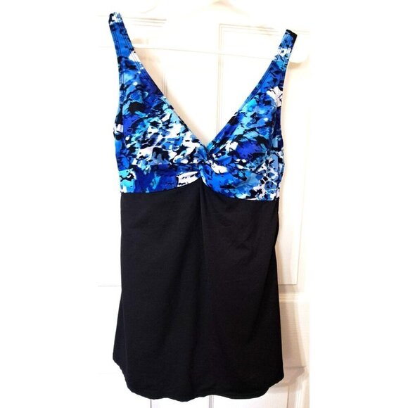 Roxanne Other - Roxanne Women's 14/38C Multicolor One Piece Twist Bust Swim Dress